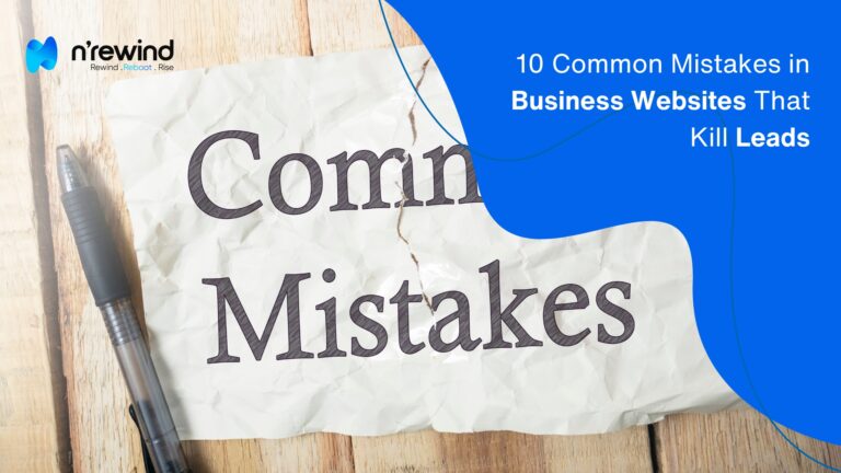 10 Common Mistakes in Business Websites That Kill Leads