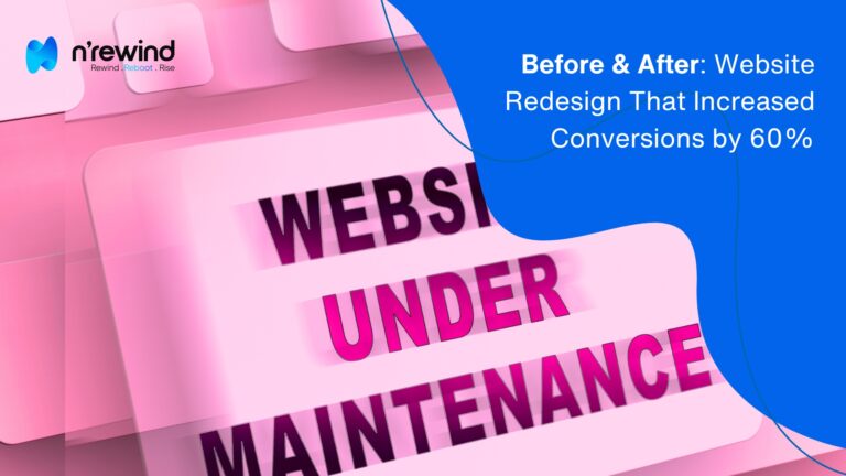 Before & After Website Redesign That Increased Conversions by 60%